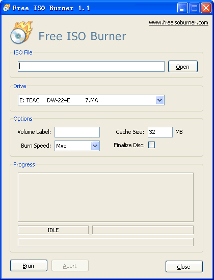burn iso image to usb linux